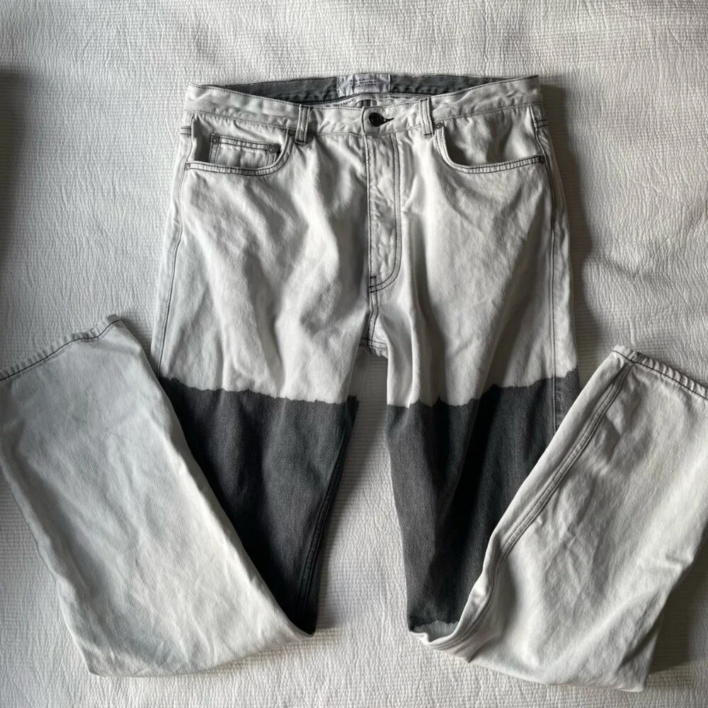 Givenchy Tie-Dye Jeans (Waist 31) Designer Denim [Straight Leg]